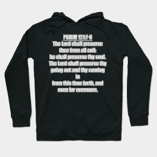 Bible Verse Psalm 121:7-8 Hoodie